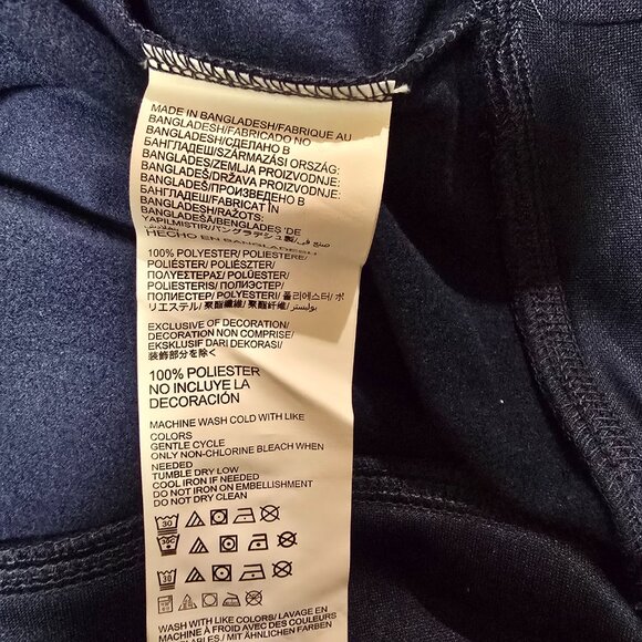 Indiana Pacers Men's NBA Pullover Hoodie Polyester Navy Pockets Size XL NWT - Picture 7 of 7